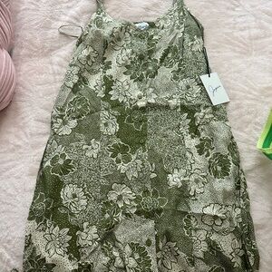 Marshall Green and Cream Patterned Dress